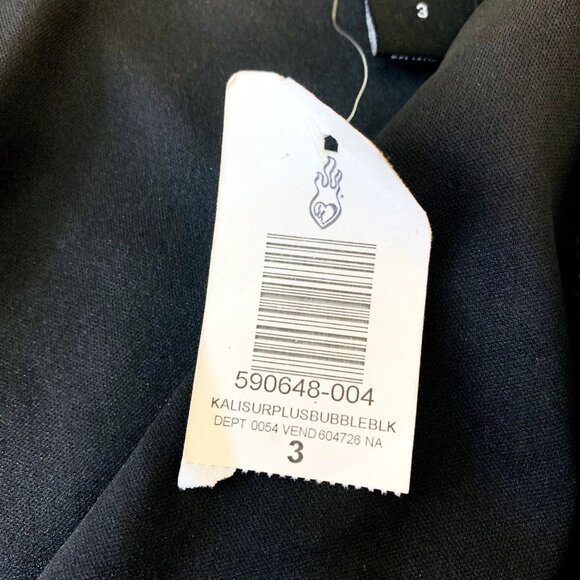 VTG NEW Torrid Kali Surplus Bubble Dress Black Lace Elastic Waist Size 3 | 3X - Picture 6 of 16